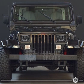 FAROS LED Delanteros para Jeep Wrangler YJ, HOMOLOGADOS, Potente Luz Blanca 6500K | PLUG & PLAY