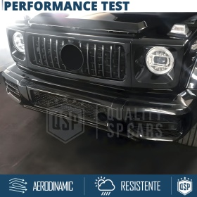 REJILLA Delantera para Mercedes Clase G W463, Parrilla Negro Brillante | Tuning Estilo GT-R