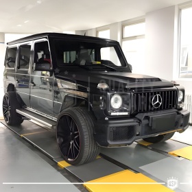 REJILLA Delantera para Mercedes Clase G W463, Parrilla Negro Brillante | Tuning Estilo GT-R