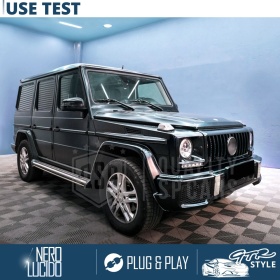 REJILLA Delantera para Mercedes Clase G W463, Parrilla Negro Brillante | Tuning Estilo GT-R