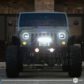 FAROS LED 7'' para JEEP WRANGLER JK, APROBADO | Luz Blanca 6500K 12.000 Lumen
