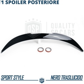 ALERÓN Trasero para TESLA MODEL 3, Spoiler Maletero Aerodinámico NEGRO Brillante en ABS Tuning