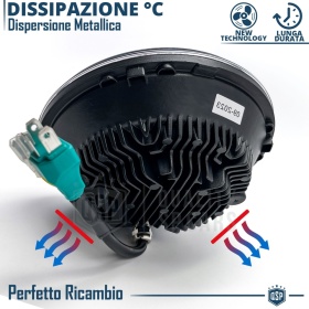 FAROS LED para FIAT CAMPAGNOLA, Luz Blanca 6500K Angel Eyes | APROBADO