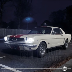 FAROS LED para FORD MUSTANG MK1, Luz Blanca 6500K Angel Eyes | APROBADO
