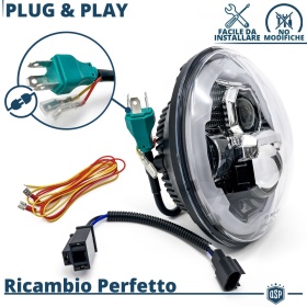 LED HEADLIGHTS for FORD MUSTANG MK2, White Light 6500K Angel Eyes | APPROVED