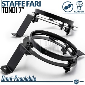 SOPORTES Faros Delanteros LED para Suzuki JIMNY 4 Adaptadores 7'' Professionales | PLUG & PLAY