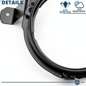 SOPORTES Faros Delanteros LED para Suzuki JIMNY 4 Adaptadores 7'' Professionales | PLUG & PLAY