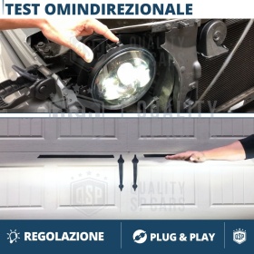 SOPORTES Faros Delanteros LED para Suzuki JIMNY 4 Adaptadores 7'' Professionales | PLUG & PLAY