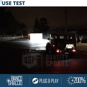 FAROS LED para LAND CRUISER BJ, FJ, Luz Blanca 6500K Angel Eyes | APROBADO