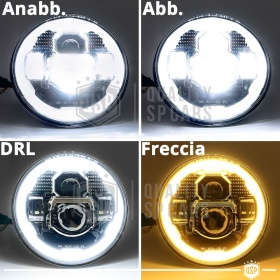 LED HEADLIGHTS for MAZDA MX-5 1 (NA), White Light 6500K Angel Eyes | APPROVED