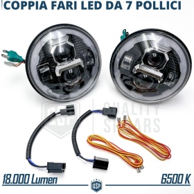LED HEADLIGHTS for MAZDA MX-5 1 (NA), White Light 6500K Angel Eyes | APPROVED