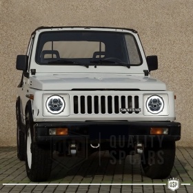 FAROS LED para SUZUKI SAMURAI SJ SANTANA, Luz Blanca 6500K Angel Eyes | APROBADO