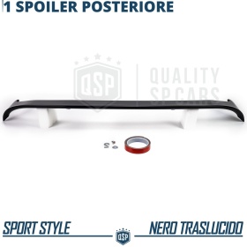 ALERÓN Trasero para VW POLO 4 9N, Spoiler Maletero Aerodinámico NEGRO Brillante en ABS Tuning