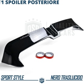 ALERÓN Trasero para VW POLO 5 6R, 6C, Spoiler Maletero Aerodinámico NEGRO Brillante en ABS Tuning