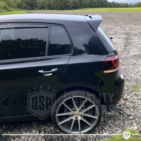 ALERÓN Trasero para VOLKSWAGEN GOLF 6, Spoiler Maletero Aerodinámico NEGRO Brillante en ABS Tuning