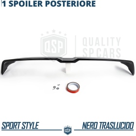 ALERÓN Trasero para VOLKSWAGEN GOLF 6, Spoiler Maletero Aerodinámico NEGRO Brillante en ABS Tuning