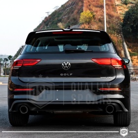 ALERÓN Trasero para VW GOLF 8, Spoiler Maletero Aerodinámico NEGRO Brillante en ABS Tuning