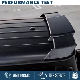 ALERÓN Trasero para MERCEDES CLASE G W464, Spoiler Maletero Aerodinámico NEGRO Brillante en ABS