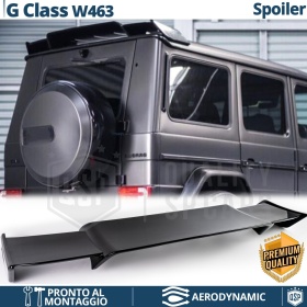 ALERÓN Trasero para MERCEDES CLASE G W463, Spoiler Maletero Aerodinámico NEGRO Brillante en ABS