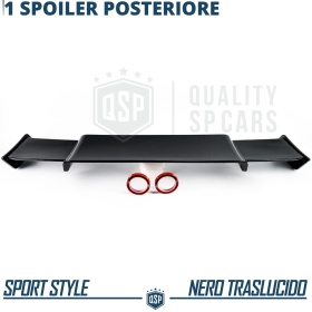 ALERÓN Trasero para MERCEDES CLASE G W463, Spoiler Maletero Aerodinámico NEGRO Brillante en ABS