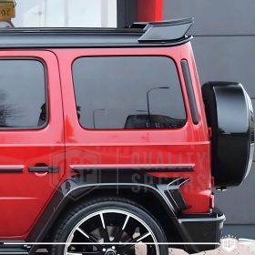 ALERÓN Trasero para MERCEDES CLASE G W463, Spoiler Maletero Aerodinámico NEGRO Brillante en ABS