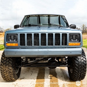 FAROS LED Delanteros para Jeep Cherokee XJ, HOMOLOGADOS, Potente Luz Blanca 6500K | PLUG & PLAY