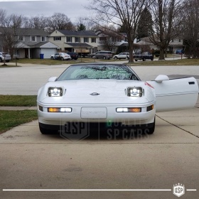FAROS LED Delanteros para Chevrolet Corvette C4, HOMOLOGADOS, Potente Luz Blanca 6500K | PLUG & PLAY