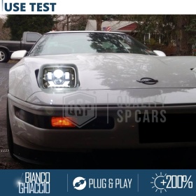 FAROS LED Delanteros para Chevrolet Corvette C4, HOMOLOGADOS, Potente Luz Blanca 6500K | PLUG & PLAY