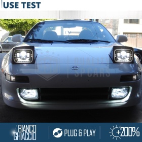 FAROS LED Delanteros para Toyota MR2 W10 W20, HOMOLOGADOS, Potente Luz Blanca 6500K | PLUG & PLAY
