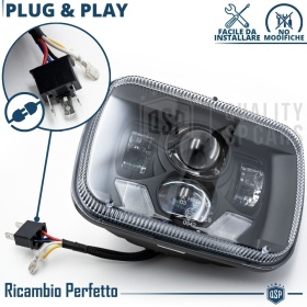 FAROS LED Delanteros para Toyota MR2 W10 W20, HOMOLOGADOS, Potente Luz Blanca 6500K | PLUG & PLAY