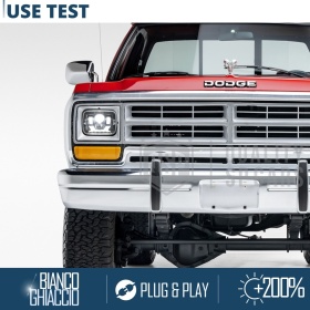 FAROS LED Delanteros para Dodge Ram 1, HOMOLOGADOS, Potente Luz Blanca 6500K | PLUG & PLAY