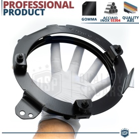 FAROS LED 7'' + Soportes para JEEP WRANGLER JL, APROBADO | Luz Blanca 6500K 12.000 Lumen