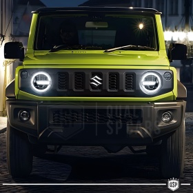 FAROS LED 7'' + Soportes para SUZUKI JIMNY 4, APROBADO | Luz Blanca 6500K 12.000 Lumen