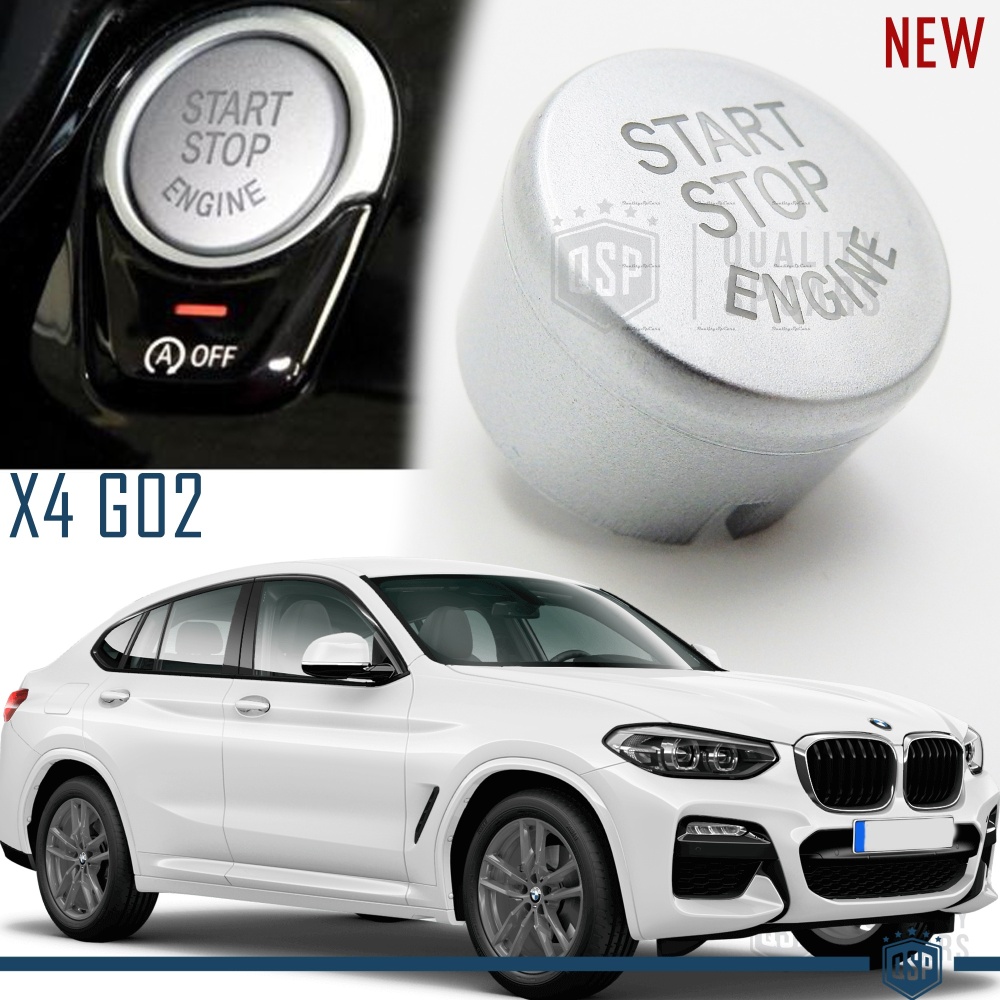 LLAVE BOTÓN DE ENCENDIDO DEL MOTOR GRIS "START STOP ENGINE" EN ABS PARA BMW SERIE X4 ( G02 ) con Bóton OFF, ANTICHUADO NO HUELLAS LLAVE BOTÓN DE ENCENDIDO DEL MOTOR GRIS "START STOP ENGINE" EN ABS PARA BMW SERIE X4 ( G02 ) con Bóton OFF, ANTICHUADO NO HUELLAS