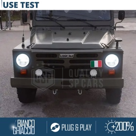 FAROS LED 7'' para FIAT CAMPAGNOLA, APROBADO | Luz Blanca 6500K 12.000 Lumen