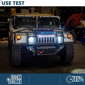 FAROS LED 7'' para HUMMER H1 H2, APROBADO | Luz Blanca 6500K 12.000 Lumen