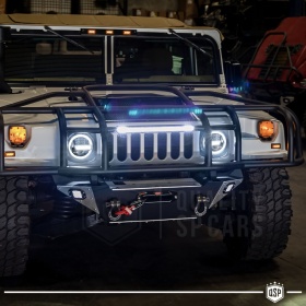 FAROS LED 7'' para HUMMER H1 H2, APROBADO | Luz Blanca 6500K 12.000 Lumen