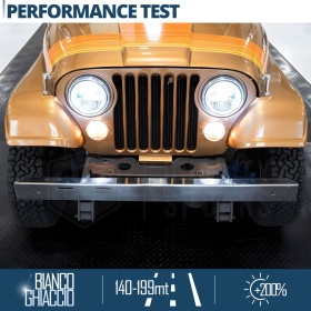 FAROS LED 7'' para JEEP CJ, APROBADO | Luz Blanca 6500K 12.000 Lumen