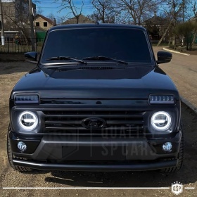 FAROS LED 7'' para LADA NIVA, APROBADO | Luz Blanca 6500K 12.000 Lumen