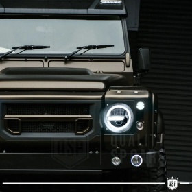 FAROS LED 7'' para LAND ROVER DEFENDER, APROBADO | Luz Blanca 6500K 12.000 Lumen