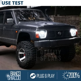 FAROS LED 7'' para NISSAN PATROL GR Y60, APROBADO | Luz Blanca 6500K 12.000 Lumen
