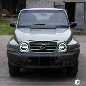 FAROS LED 7'' para SSANGYONG KORANDO 2, APROBADO | Luz Blanca 6500K 12.000 Lumen