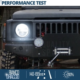 LED HEADLIGHTS 7'' for SUZUKI JIMNY 2, APPROVED | White Light 6500K 12.000 Lumen