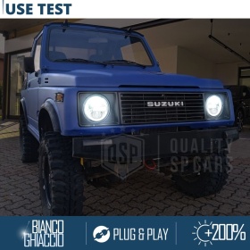 FAROS LED 7'' para SUZUKI SAMURAI SJ SANTANA, APROBADO | Luz Blanca 6500K 12.000 Lumen