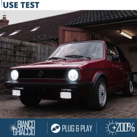 FAROS LED 7'' para VOLKSWAGEN GOLF MK1, APROBADO | Luz Blanca 6500K 12.000 Lumen