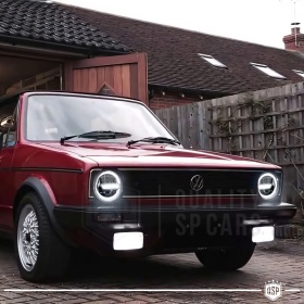 FAROS LED 7'' para VOLKSWAGEN GOLF MK1, APROBADO | Luz Blanca 6500K 12.000 Lumen