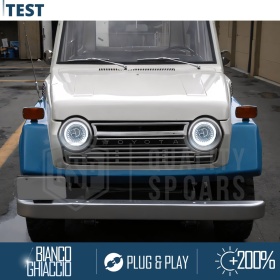 LED SCHEINWERFER für LAND CRUISER J50, Weißes Licht 6500K Sequentiell RING | ZUGELASSEN