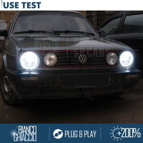 FAROS LED 7'' para VOLKSWAGEN GOLF MK2, APROBADO | Luz Blanca 6500K 12.000 Lumen