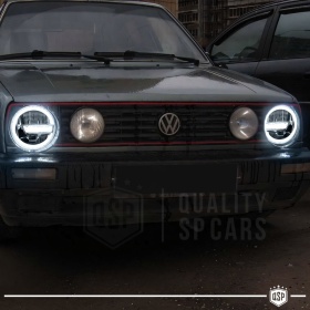 FAROS LED 7'' para VOLKSWAGEN GOLF MK2, APROBADO | Luz Blanca 6500K 12.000 Lumen