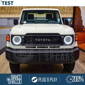 FAROS LED para LAND CRUISER J70, Luz Blanca 6500K ANILLO Secuencial | APROBADO
